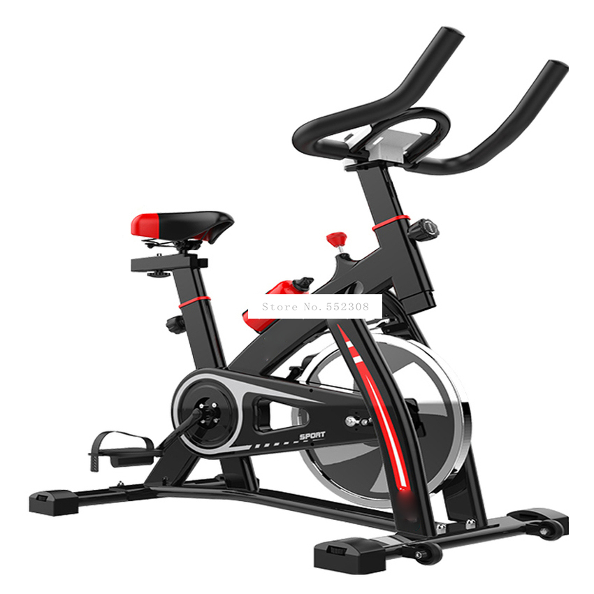 Exercise Bike Magnetic Resistance - Ultra-leises Heimfahrrad, Indoor-Fitness, Übung, Radfahren, Fahrradtrainer,