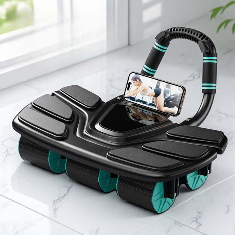 Sechsrädriges Bauchmuskel-Trai – Ab Roller Wheel With Elbow Support Bewertung und Preis